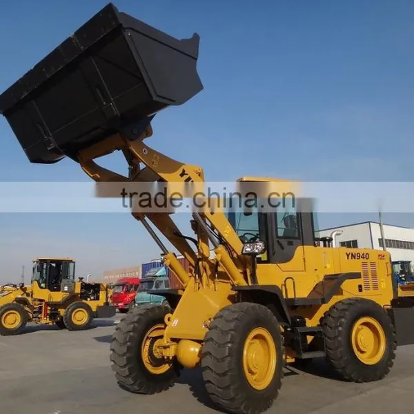 CE Provided 4 Ton Front Wheel Loader for Sale YN940 Adopt Dongfeng Cummins Engine 2.4cbm Bucket Capacity photo-4