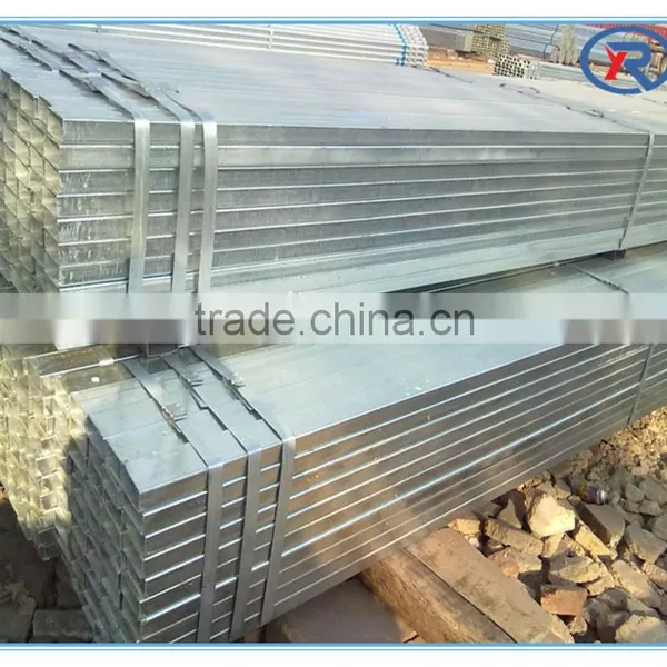 Q195 ms Galvanized GI Rec Square Pipes From China photo-4