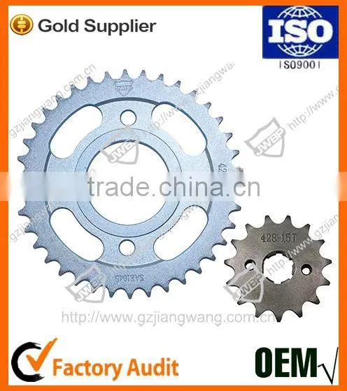 Best Quality CG125 Motorcycle Chain and Sprocket Kit photo-2