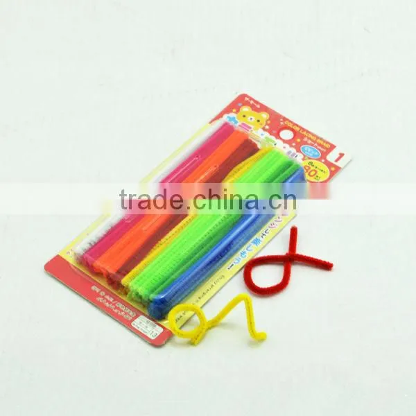 DIY Educational Toy Colorful Wire Chenille Stem photo-5