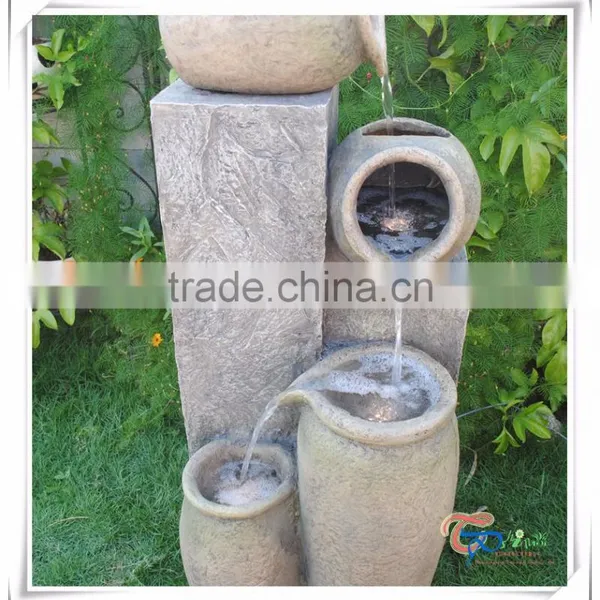 Traditional Large Electric Outdoor Water Fountain/Led Fountain Light photo-4