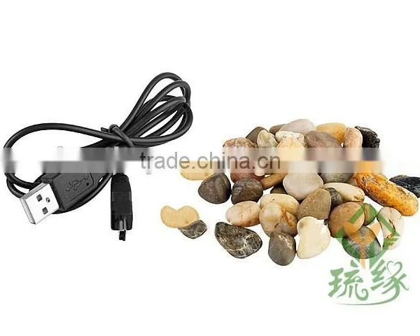 Mini USB Fish Tank With Multi-functions LED Light & Pen Container & Perpetual Calender USB Desk Aquariums With Lamp photo-6
