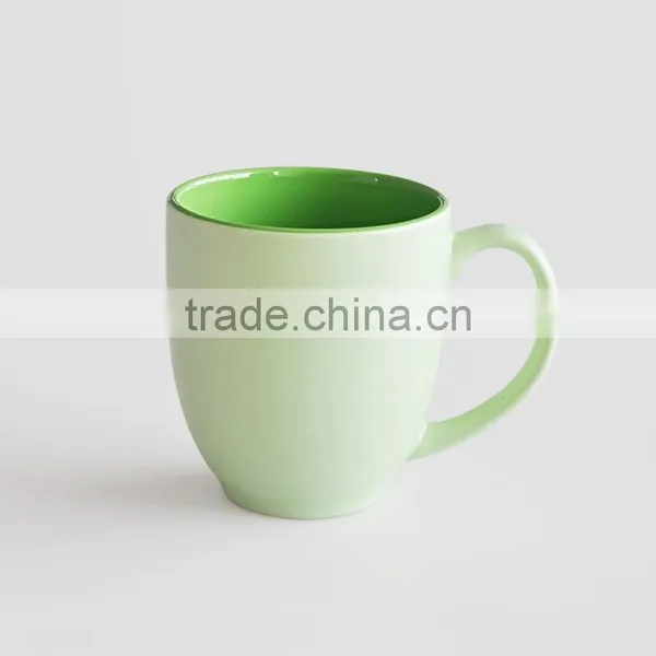 Jumbo Mug, Belly Shape With Two Tone Color,15oz Ceramic Mug photo-3