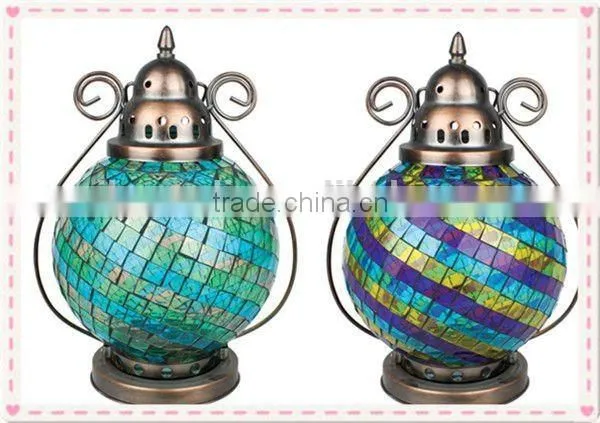 Flower Design Turkish Mosaic Lanterns Wholesale photo-6