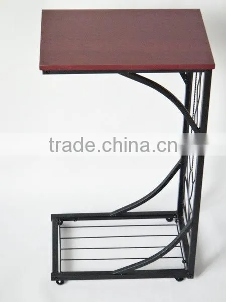 New Metal and MDF Top Gramercy Snack Coffee Table Sofa Side Table photo-2
