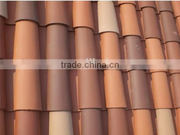 Hot Sale Spanish Red Clay Roof Tiles, Clay Curved Building Material photo-3