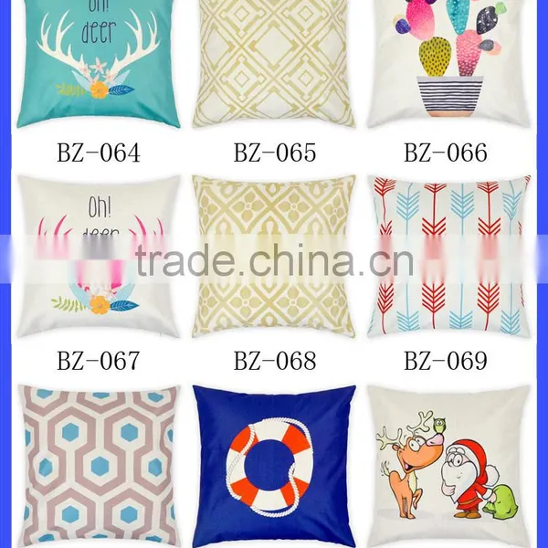 Wholesale Cotton Pillow Cover Lovely Fox Pillow Cover Blank Cushion Pillow Cover photo-6