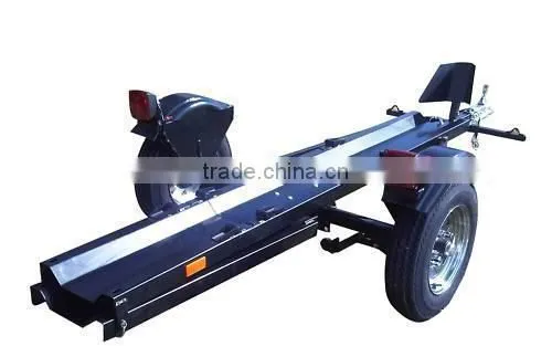 Best Aluminum Folding Motorcycle Single Rail Utility Trailer For Sale photo-3