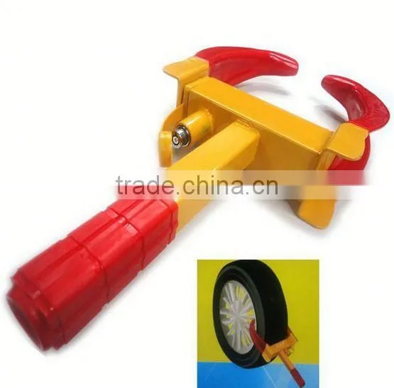 Claw Style Security Wheel Clamp Lock Padlock Car Van Caravan or Boat Trailer A1971 photo-5