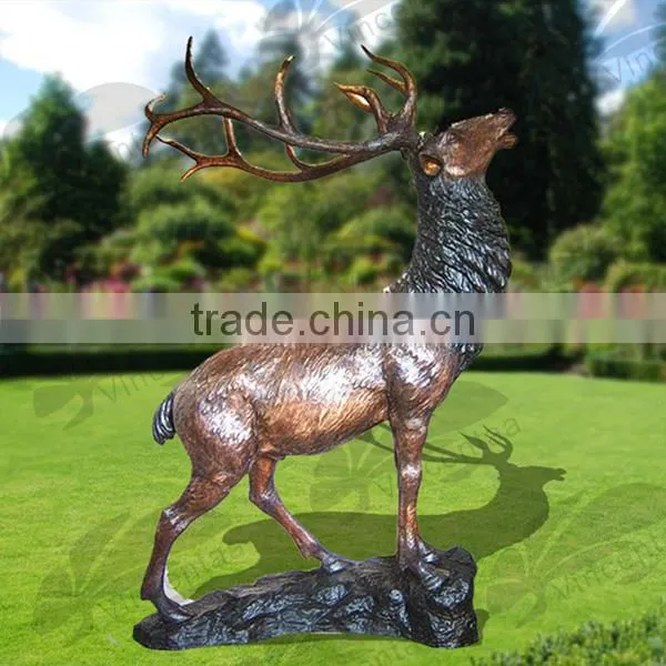 New Design Russian Deer Statue for Christmas Decoration photo-2