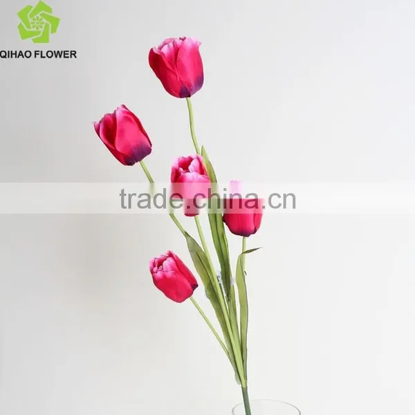 Real Touch Decorative Tulip Artificial Tulip Flower for Garden and Home Decoration photo-6