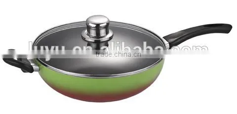 8pcs Rainbow Color Changing Aluminum Nonstick Cookware Set photo-5