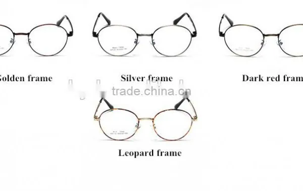 New 2016 Vintage Metal Frame Flat Lens Korean Glass Frame for Men and Women Can Match Myopia photo-6