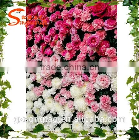Latest Design Garden Suplies Artificial Green Grass Wall/ Flower Wall/ Vertical Grass Wall for Landscaping photo-2