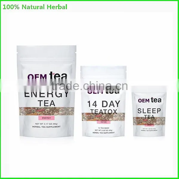 14 Day Morning Tea Quick Slimming Tea for Detoxification Skin Nylon Triangle Tea Bag With Customized Tag photo-5