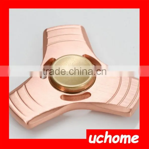 UCHOME HOT!EDC Toys Triangular Hand Spinner Torqbar Brass Material Professional Finger Gyro photo-3