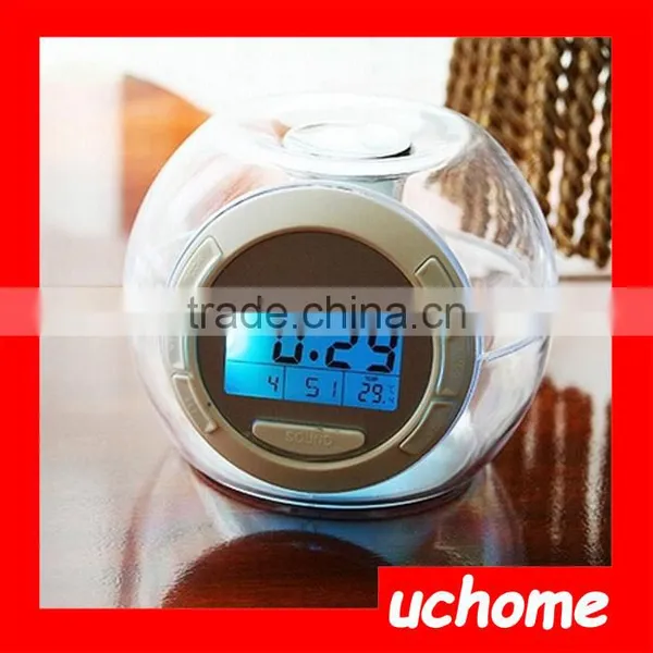 UCHOME Nature Sound 7 Color Changing Light Travel Alarm Clock for Kids photo-4