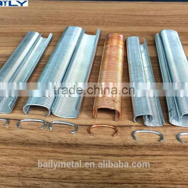 17 Gauge Hog Rings - 100 Rings - Upholstery, Rebar, Wire Mesh, c Type Nails photo-2