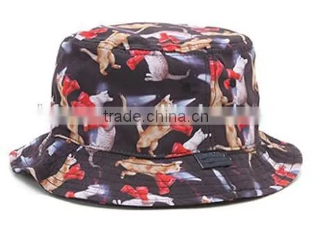 Custom Fashion Pineapple Print Sublimation Bucket Hat photo-5