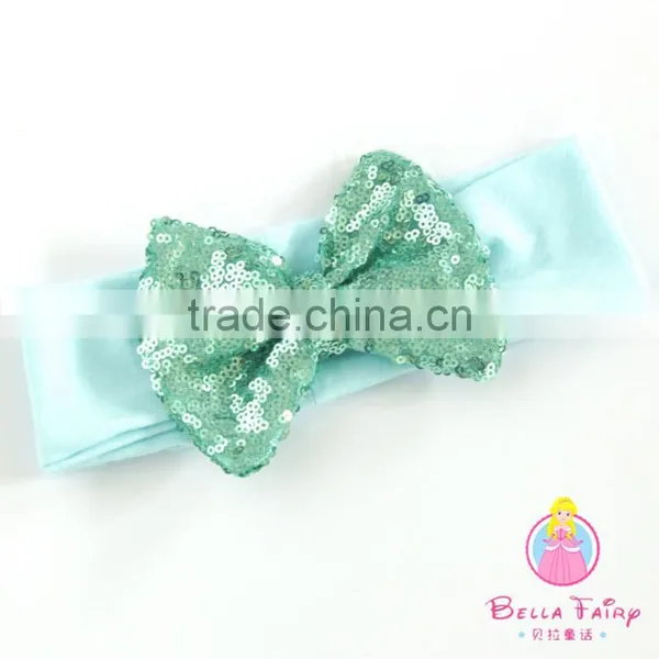 Fancy Baby Headbands Baby Girl Flower Printed Cotton Headband photo-6