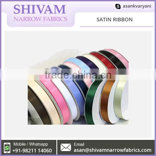 Assured Quality High Performance Ribbon Polyester Satin for Bulk Sale photo-2