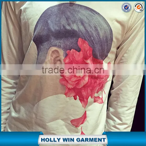 Global Latest Fashion Design Printing Tshirt With Long Sleeve Wholesale Manufacture Shirts photo-2