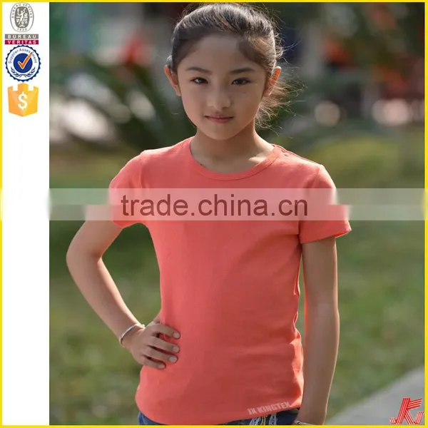 Wholesale Oem Service Girls Blank T-shirt Bulk photo-2