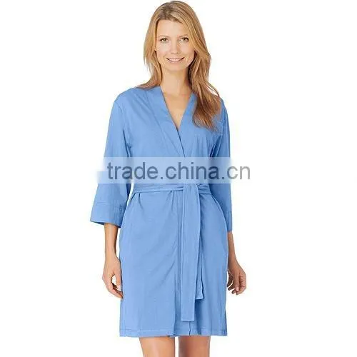 Mature Women Warm Sexy Bathrobe,cotton Hotel Bathrobe photo-2
