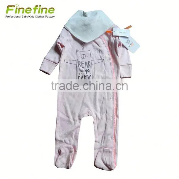 Custom Sleeveless Kids Clothes New Born Baby Romper Clothing photo-3