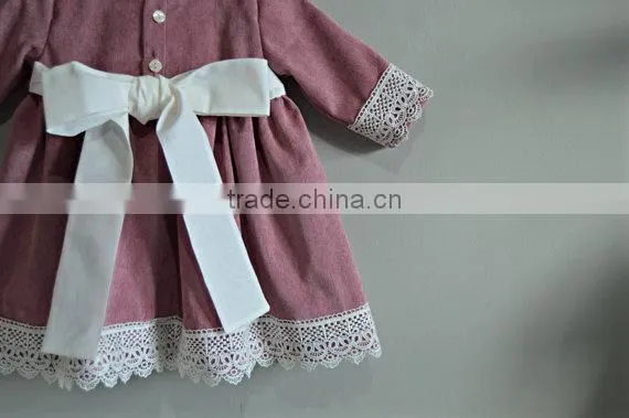 Lace Christmas Dresses Mother Daughter Matching Dress Baby Girl Frocks With Baby Bloomers photo-3