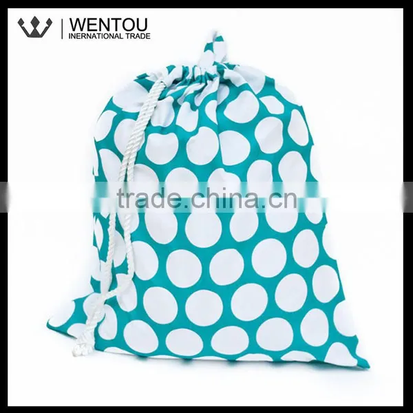 Fashion Chevron Polka Dot Cotton Cheap Laundry Bag photo-4