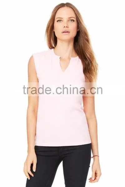 Bella+Canvas Women's Cotton Spandex Slit-V Raglan Tee - 95% Combed and Ring-spun Cotton 5% Spandex and Comes With Your Logo photo-4