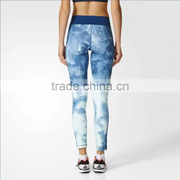 Custom Gym Girls Patterned Leggings Colorful Prints Womens Yoga Pants photo-2