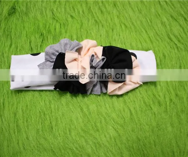 Wholesale Price Fashion Newborn Baby Elastic Hair Band Pure Cotton Multi Bowknot Baby Headband Children Fashion Hair Accessories photo-5
