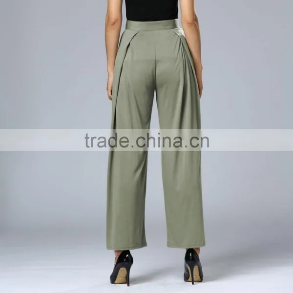 Wholesale Cheap Women Casual Pants Ladies Summer Loose Pants for Sale 2017 photo-3