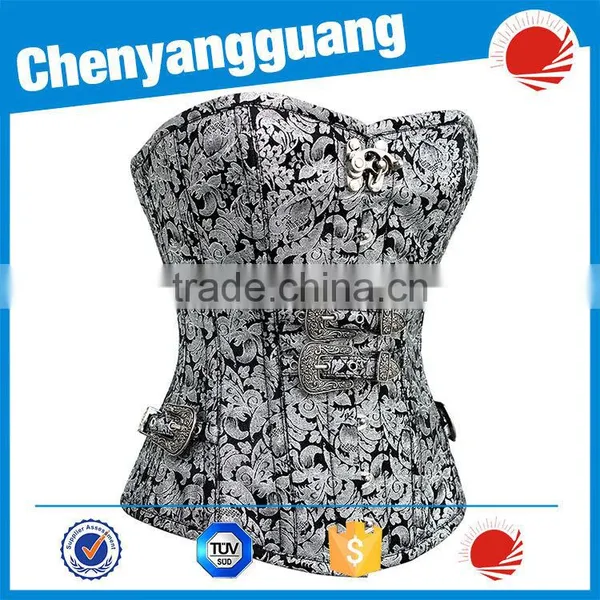 Good Quality 9 Bone Double Stitches Rubber Waist Training Corset photo-5