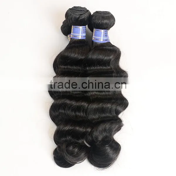 Factory Price 7a Grade Loose Deep Wave Weave Hairstyles , Peruvian Hair photo-5