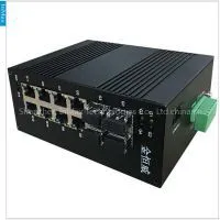 i712A 4G+8GE полнораспределенные промышленные коммутаторы Ethernet с управлением по гигабитной сети photo-3