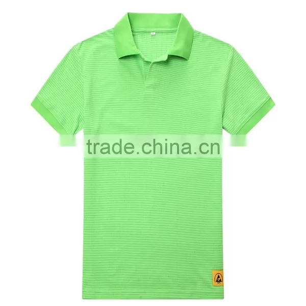 Comfortable Unisex Short Sleeve ESD T- Shirt of Low Triboelectric Voltage photo-2