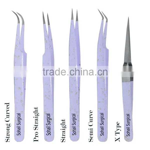 Eyelash Tweezers Stainless Seal photo-5