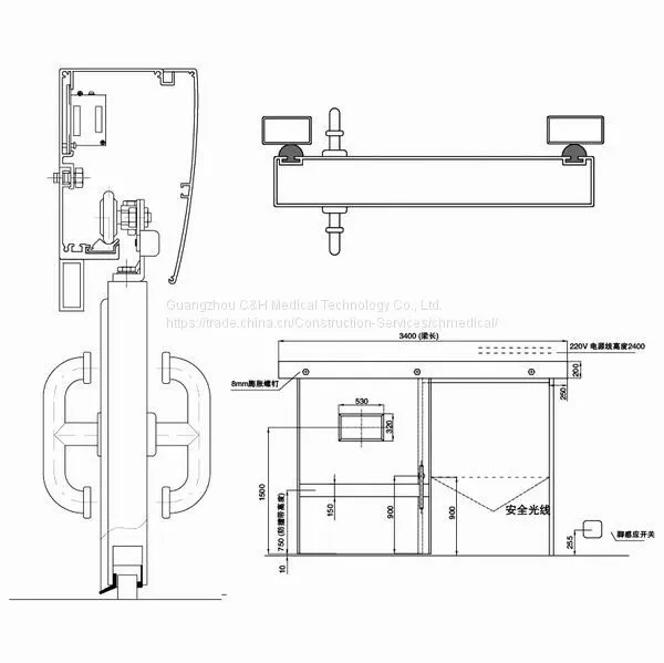 Automatic Sliding Hermetic Doors for Medical Using in Hospital Clinic Operating Rooms photo-3