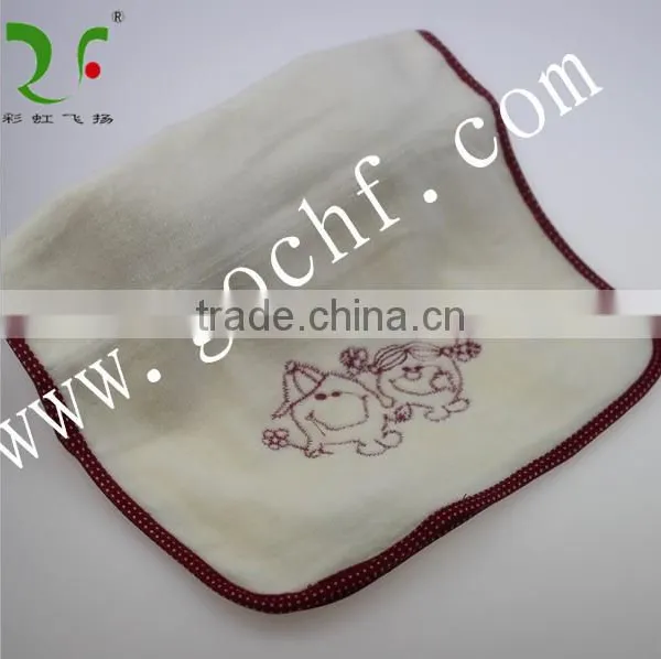 100% Cotton Custom Couple Cartoon Creative Embroidered Face Towels photo-2