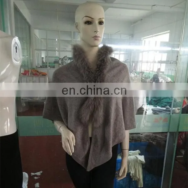 Cheap Price Wholesale Cashmere Poncho, 100% Mongolia Cashmere From China photo-2