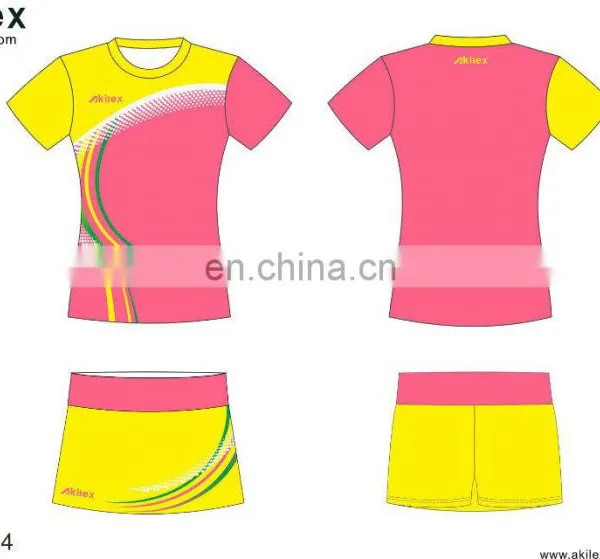 Team Professional Custom Badminton Jersey for Lady