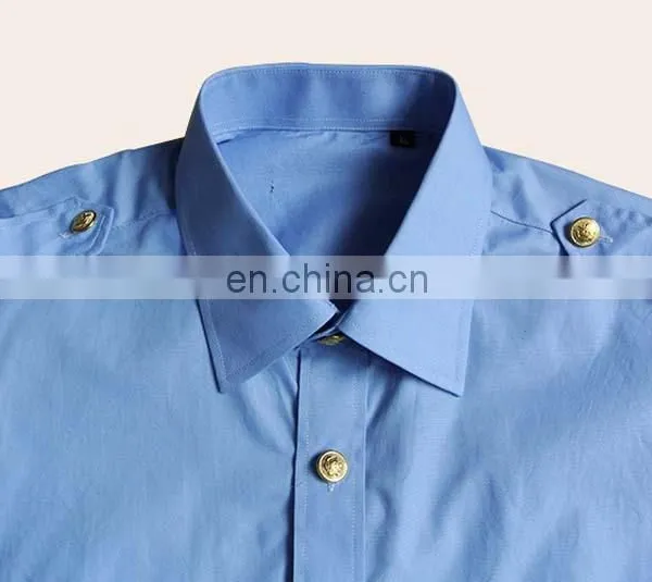 Hot Selling High Quality Long-Sleeve Military Man Shirt of 100% Cotton photo-2