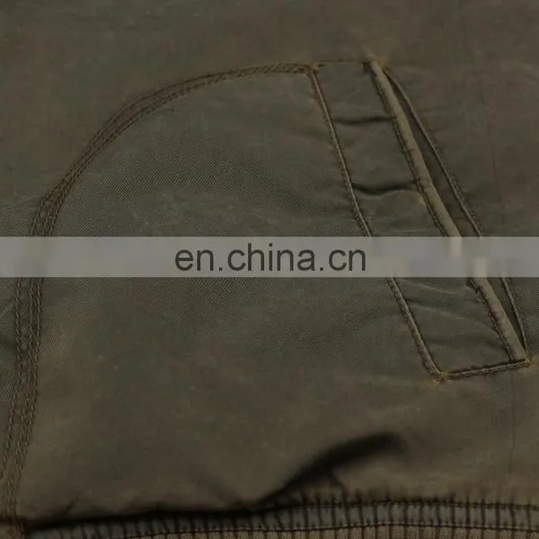 Unisex Nylon Washed Bomber Jacket,custom Wholesale Bomber Jacket photo-5