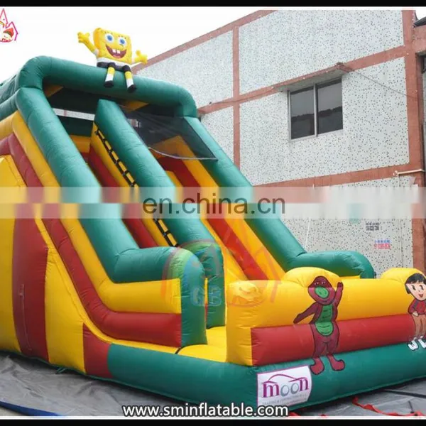 Factory Direct Inflatable SpongeBob Slide For Kids photo-2