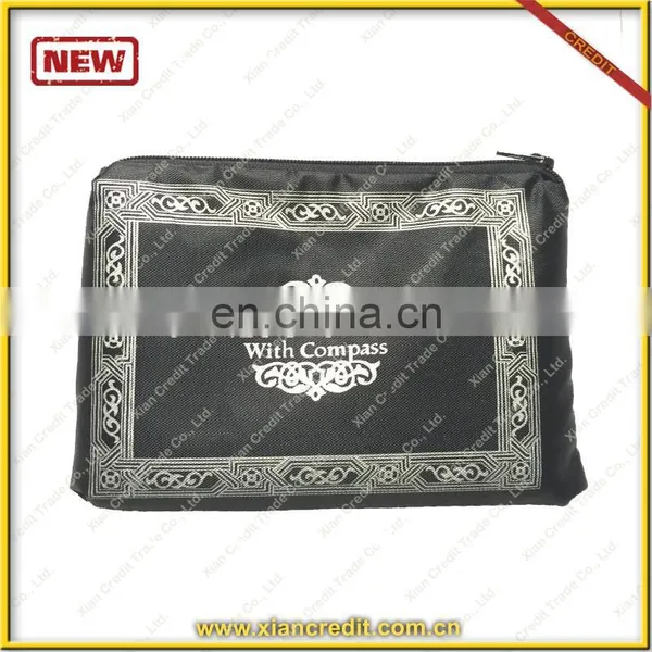 Qibla Mat Mini Rug Foldable Muslim Prayer Mat Prayer Rugs Travel Pocket