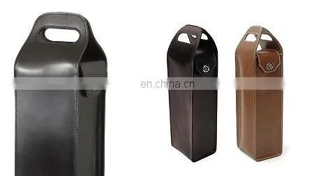 Leather Wine Tote Bag photo-2