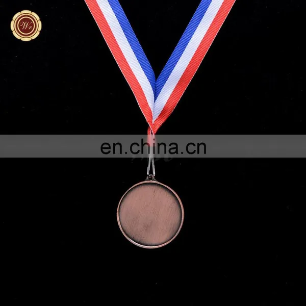 Wr High Quality Custom Sports Metal Medal for Awards Bronze Metal Medal With Ribbon photo-3